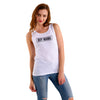 Boy Mama Women's Longer Length Fitted Tank