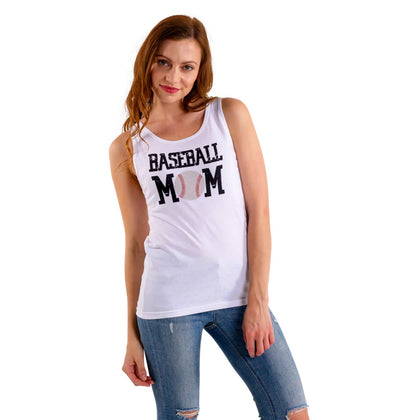 Basketball Mom Women's Longer Length Fitted Tank