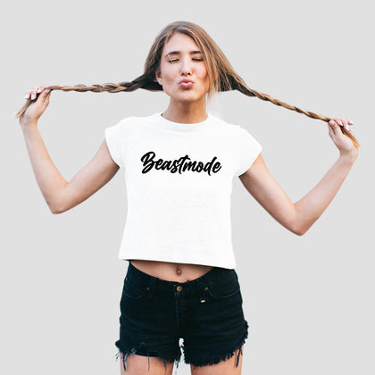 Beastmode Women's Cropped T-Shirt