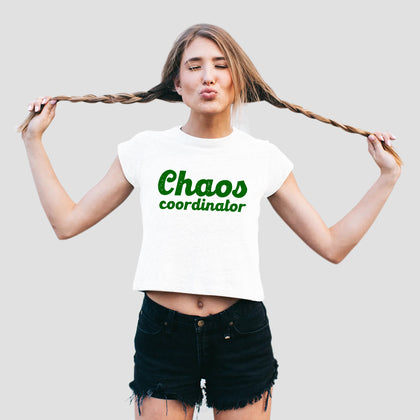 Chaos Coordinator Women's Cropped T-Shirt