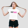 CONFIDANCE Women's Cropped T-Shirt