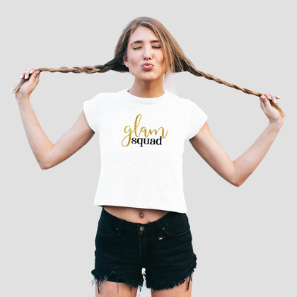 Glam Squad Women's Cropped T-Shirt