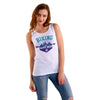 Hiking Then Happy Hour Women's Longer Length Fitted Tank