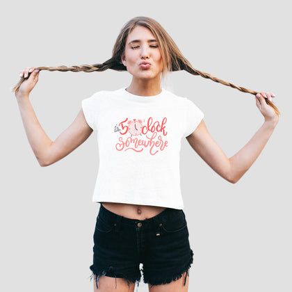 It's 5 o'clock Somewhere Women's Cropped T-Shirt