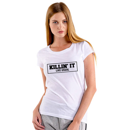 Killin' It Like Usual Women’s Premium Organic T-Shirt