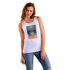 Live Free Stay Wild Women's Longer Length Fitted Tank