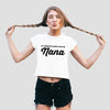 My Favorite Player Calls Me Nana Women's Cropped T-Shirt