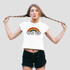 Good Vibes Women's Cropped T-Shirt