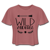 Wild and Free Women's Cropped T-Shirt