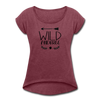 Wild and Free Women's Roll Cuff T-Shirt