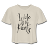 Wife of the Party Women's Cropped T-Shirt