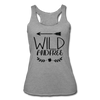 Wild and Free Women’s Tri-Blend Racerback Tank