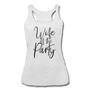 Wife of the Party Women’s Tri-Blend Racerback Tank