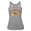 Will Run for Tacos Women’s Tri-Blend Racerback Tank