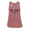 Wine Helps Women's Flowy Tank Top