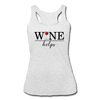 Wine Helps Women’s Tri-Blend Racerback Tank