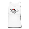 Wine Helps Women's Longer Length Fitted Tank