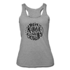 You're Killing Me Smalls Women’s Tri-Blend Racerback Tank