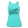 Wine-O Women’s Tri-Blend Racerback Tank