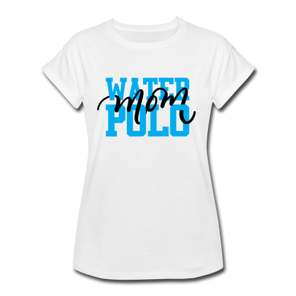 Water Polo Mom Women's Relaxed Fit T-Shirt - white