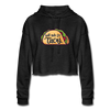 Will ride for Tacos Women's Cropped Hoodie