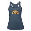 Will Ride for Tacos Women’s Tri-Blend Racerback Tank