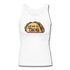 Will Ride for Tacos Women's Longer Length Fitted Tank