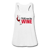 Will Run for Wine Women's Flowy Tank Top