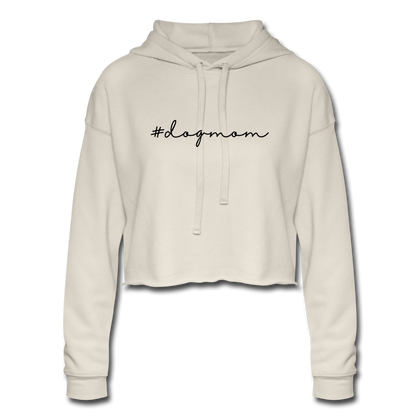 #dogmom Women's Cropped Hoodie - dust