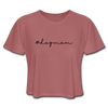 #dogmom Women's Cropped T-Shirt