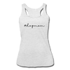 #dogmom Women’s Tri-Blend Racerback Tank