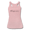 #dogmom Women’s Tri-Blend Racerback Tank