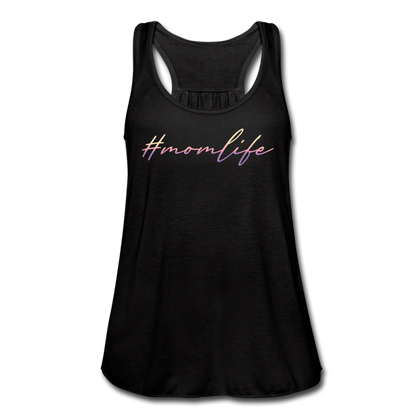 #momlife Women's Flowy Tank Top - black