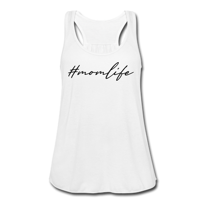 #momlife Women's Flowy Tank Top - white