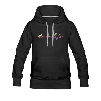 #momlife Women’s Premium Hoodie - black