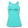 #momlife Women’s Tri-Blend Racerback Tank