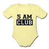 5 AM Club Organic Short Sleeve Baby Bodysuit