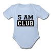 5 AM Club Organic Short Sleeve Baby Bodysuit