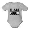 5 AM Club Organic Short Sleeve Baby Bodysuit