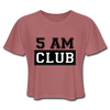 5 AM Club Women's Cropped T-Shirt