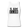 5 AM Club Women's Longer Length Fitted Tank