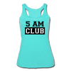 5 AM Club Women’s Tri-Blend Racerback Tank