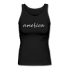 America Women's Longer Length Fitted Tank