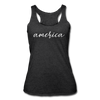 America Women’s Tri-Blend Racerback Tank