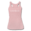 America Women’s Tri-Blend Racerback Tank