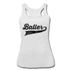 Baller Women’s Tri-Blend Racerback Tank