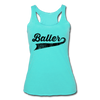 Baller Women’s Tri-Blend Racerback Tank