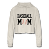 Baseball Mom Women's Cropped Hoodie