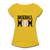 Baseball Mom Women's Roll Cuff T-Shirt