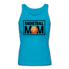 Basketball Mom Women's Longer Length Fitted Tank